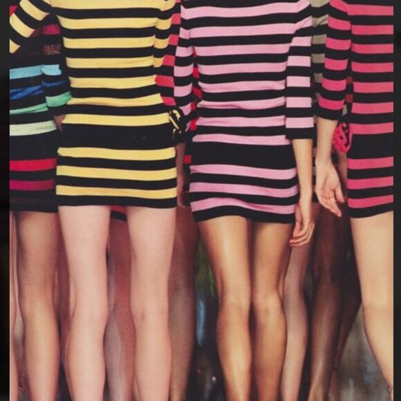 Vintage Sonia Rykiel Sweater Striped Wool 70s-80s size 42 (actual size S) - Picture 12 of 15